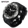 New Leisure Sports Style Electronic Watch Multifunctional Youth Cool Creative Steel Ring Electronic Watch