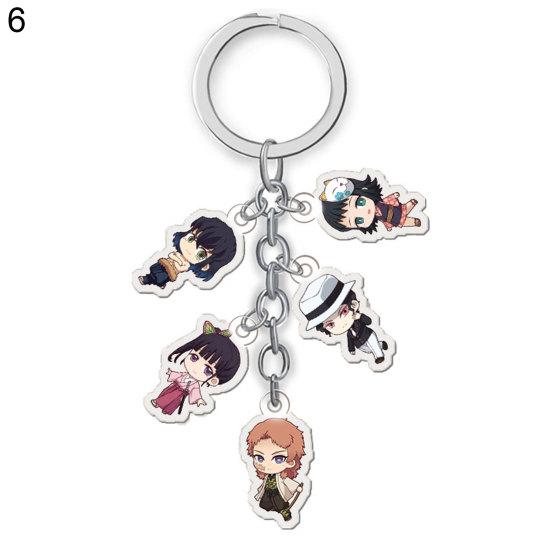 Аниме Клинок, рассекающий демонов Брелок Kimetsu No Yaiba Сумка Косплей Ювелирные изделия Подвески Подарок