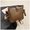 Korean Version Niche Design Retro Soft Leather Bucket Bag Women's 2025 New Trendy Simple Large-capacity Shoulder Messenger Bag