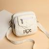 Summer New Soft Leather Ethnic Style Women's Small Bag Casual Shoulder Bag Mobile Bag