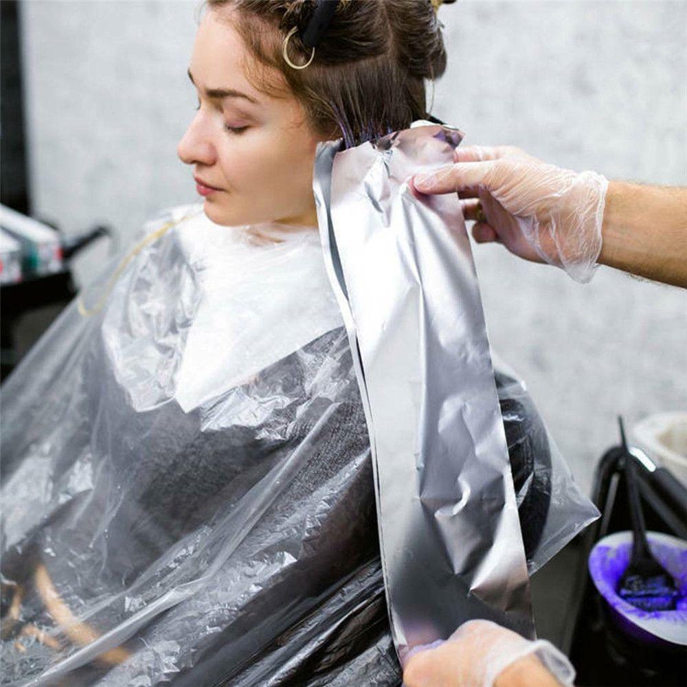 Парикмахерские халаты, накидки для парикмахерских, парикмахерская ткань, одноразовая накидка для стрижки волос, инструменты для химической завивки