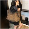 Хлопковая сумка-тоут с леопардовым принтом Осень/Зима 2025 - Большая вместительная сумка через плечо для мам и покупок