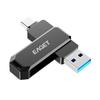 EAGET CF66 Dual-Interface USB 3.2 Type-C Rotating Metal Flash Drive