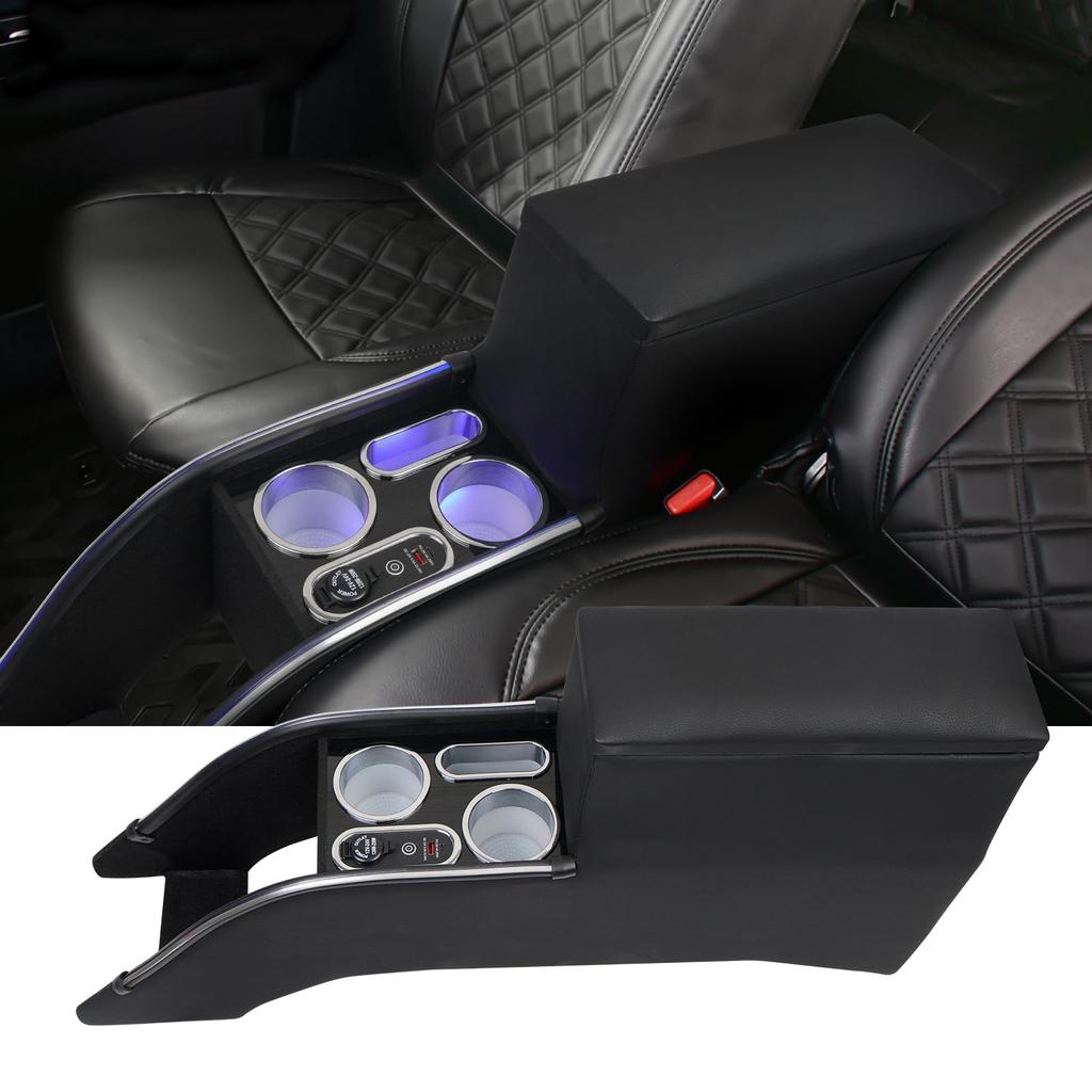 YESHMA Car Console for Honda Freed Hybrid Series 2024 Compatible with and Smart Console Center Console Box with USB Convenient Armrest Type Box,