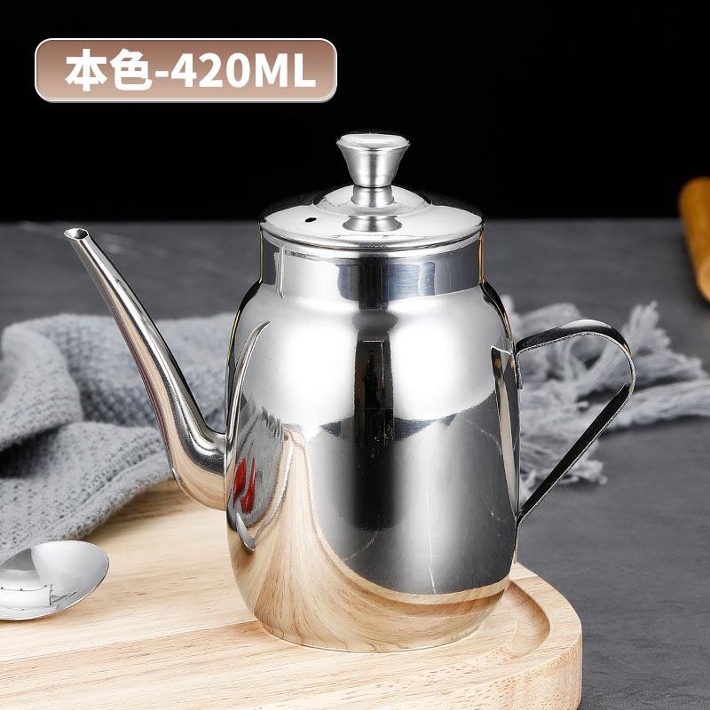 Нержавеющая стальная масляная графинчик Банка для оливкового масла Соевый соус Масло Дозатор Герметичный контейнер для приправ Кухонный инвентарь Инструмент для приготовления пищи