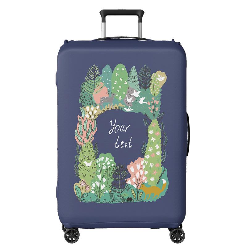 Индивидуальный усиленный кожаный чехол-сумка на колесиках от пыли