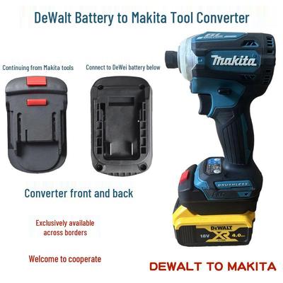 Адаптер аккумулятора DeWalt на Makita 18V/20V