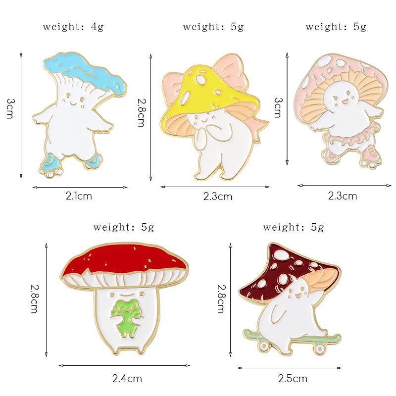 Набор мультяшных брошей 3-10 шт. Рождественская лягушка Космос Грибы Джокер Черный кот Собака Эмалевые значки Животное Значок на лацкан Ювелирные изделия Оптом