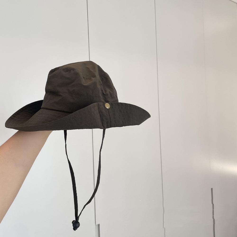 Детская шапка-рыболов на шнурке, быстросохнущая, детская летняя шляпа от солнца, цветная панама для отдыха на природе