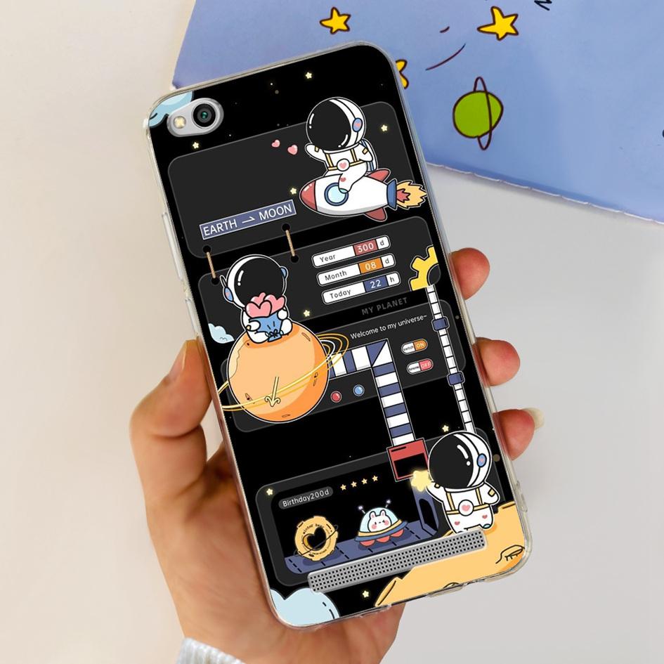 For Xiaomi Redmi 4A Case Fashion Butterfly Transparent Silicone Soft Cover For Xiaomi Redmi 5A Funda Redmi5A Redmi4A Phone Cases