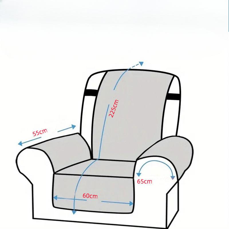 1 шт. осенне-зимний толстый чехол для кресла из искусственного меха кролика, теплый, простой, современный, удобный чехол для кресла-кровати, чехол для дивана для гостиной