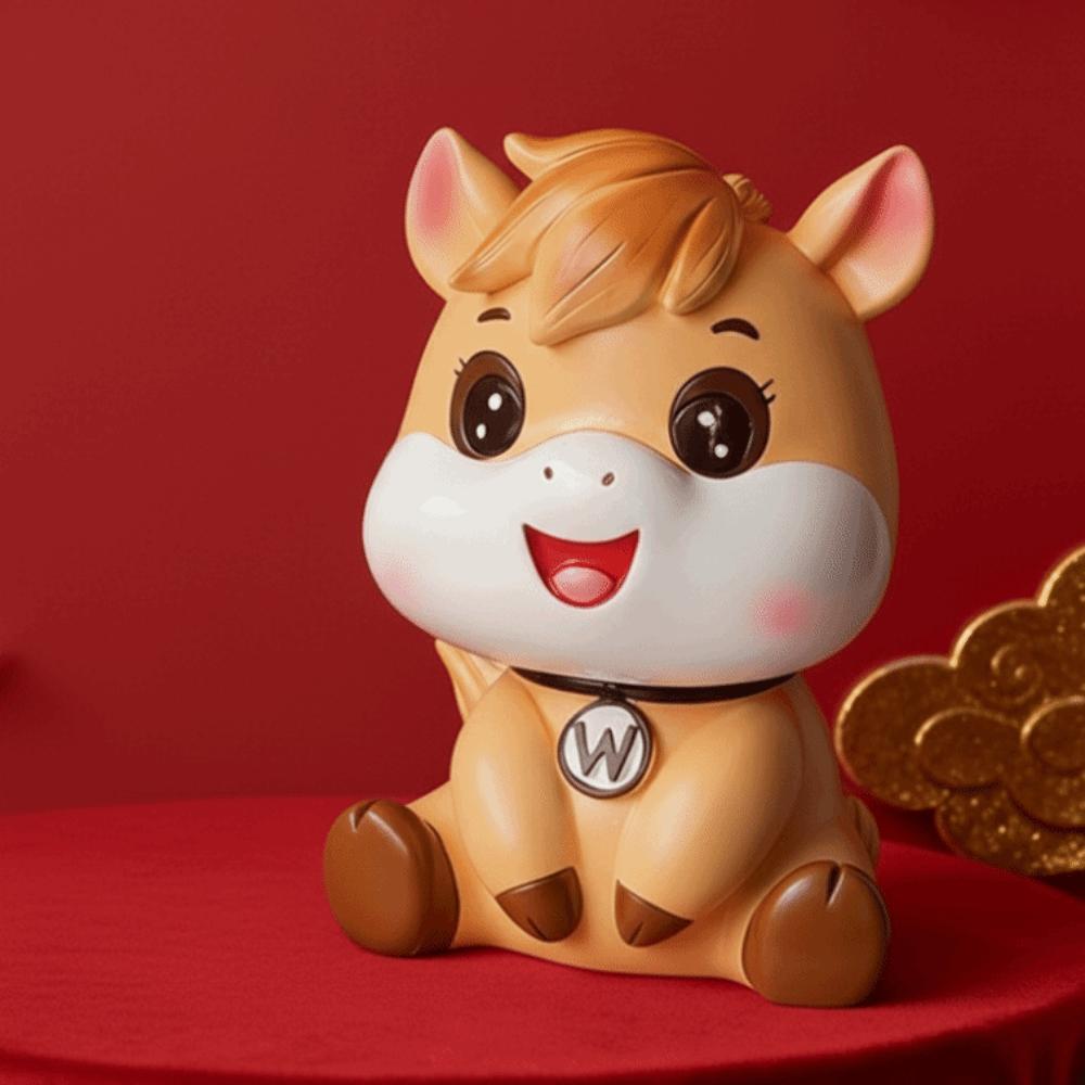 Анти-падение Копилка Год Лошади Декоративная Копилка-Лошадь Украшение Дети/Дети