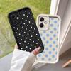 Роскошный чехол-бампер в горошек в стиле Instagram для Xiaomi Redmi Note 14 Pro Plus 12 14C Note 13 11 12s 11s 12C 13C A1 A2 A3 A4 10
