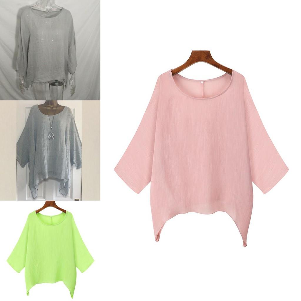 Модная женская футболка-кафтан большого размера с неровным подолом для универсального повседневного образа