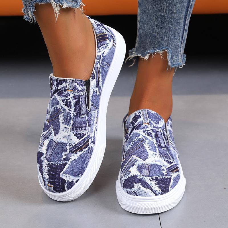 Модная простая повседневная женская обувь на мягкой подошве 2024 года, осень-зима, новые удобные туфли на плоской подошве из вулканизированной стали ярких цветов для женщин