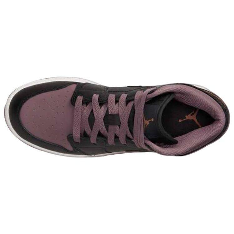 Мужские кроссовки Air Jordan 1 Mid SE Black Sky J Mauve Sky-J-Orange White FB9911-008