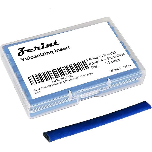 TS-4460 Vulcanizing Tire Puncture Repair Strips Tire Repair ert for Car Truck Motorcycle Bike (4", 60pcs)