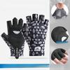 Новые перчатки без пальцев для езды для мужчин и женщин, тонкие из ледяного шелка, нескользящие, дышащие, с защитой от солнца для велоспорта, горного велосипеда