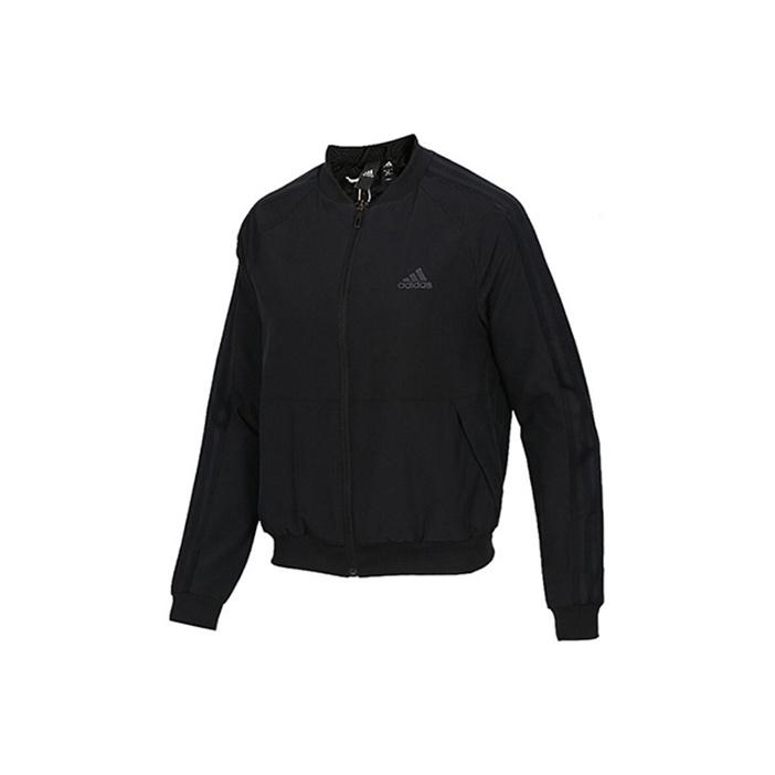 adidas Куртка-бомбер, толстовка, женская верхняя одежда, черная DW5716