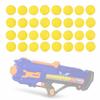 100PCS  Pack Universal EVA Soft Round Refilled Bullets Ball for Rival Toy Gun  (Yellow)