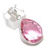 Pink Kunzite Gemstone Handmade 925 Sterling Silver Jewelry Pendant 1.65" o6D95