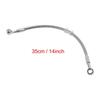 35cm/14" M10 Brake Oil Hose Line Banjo Fitting Stainless Steel End
