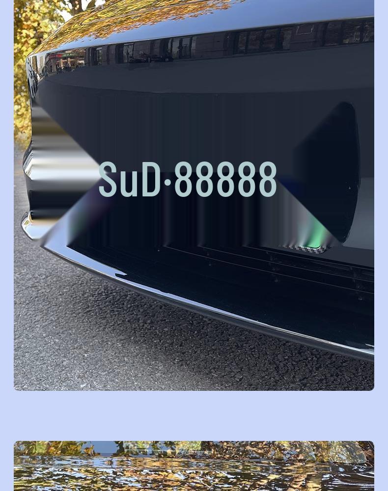 Полнолицевой держатель номерного знака для Tesla Model Y - Новая версия Защитная рамка
