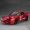 Масштаб 1:24 Lancer Evolution IX RX7-FC Модель автомобиля Игрушка Колесо Рулевое управление Амортизация Суперкар Игрушки Металлические литые модели для мальчиков