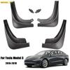 Car Mudflaps For Tesla Model 3 2016 2017 2018 Front Rear Mud Flap Splash Guards Mudguards Fender Protector