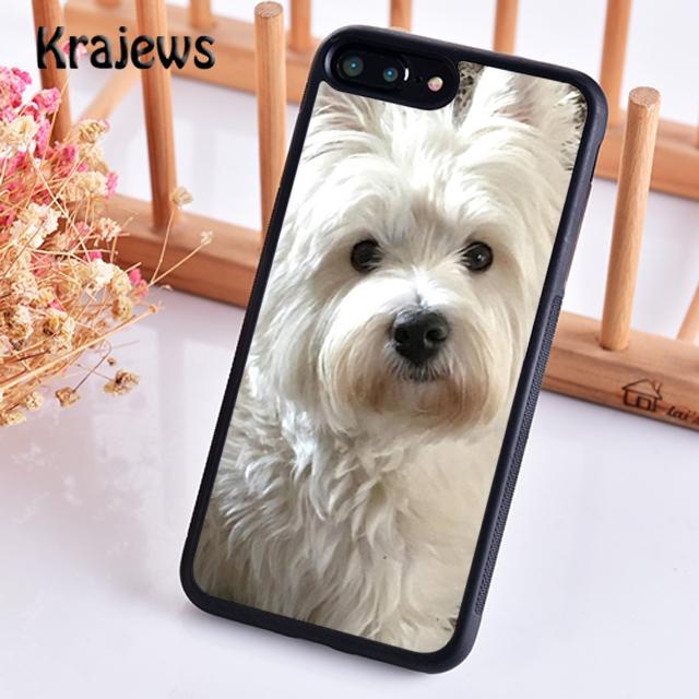 Krajews West Highland White Terrier Dog Soft Phone Case For iPhone 14 5 6s 7 8 Plus XR XS 11 12 13 Pro Max Samsung S21 S22ultra