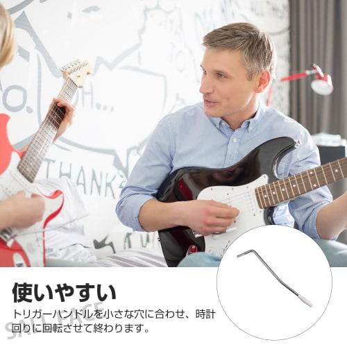 Set of 2 5mm Screw-On Tremolo Arms for Stratocaster Electric Guitars, Metal, Single Swing, Guitar Crank Handle, Electric Guitar Tremolo Arm Bar, Guita