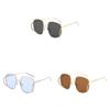 Fashion Metal Square Frame Sunglasses With For Men Women Outdoor Activities