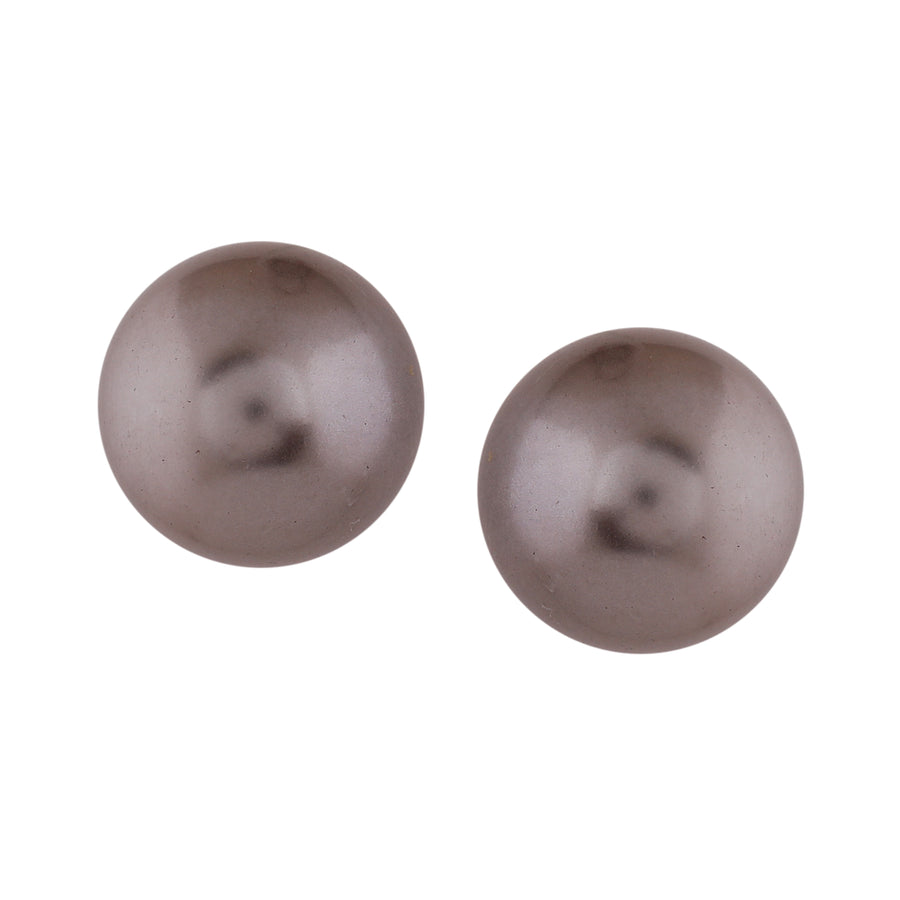 Женские серьги-гвоздики Estele с родиевым покрытием и ослепительным жемчугом