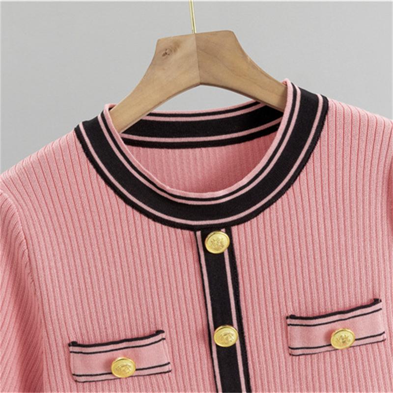 Женское летнее трикотажное новое платье с коротким рукавом, модное платье высокого класса, стройнящий темперамент, облегающая бедра короткая юбка