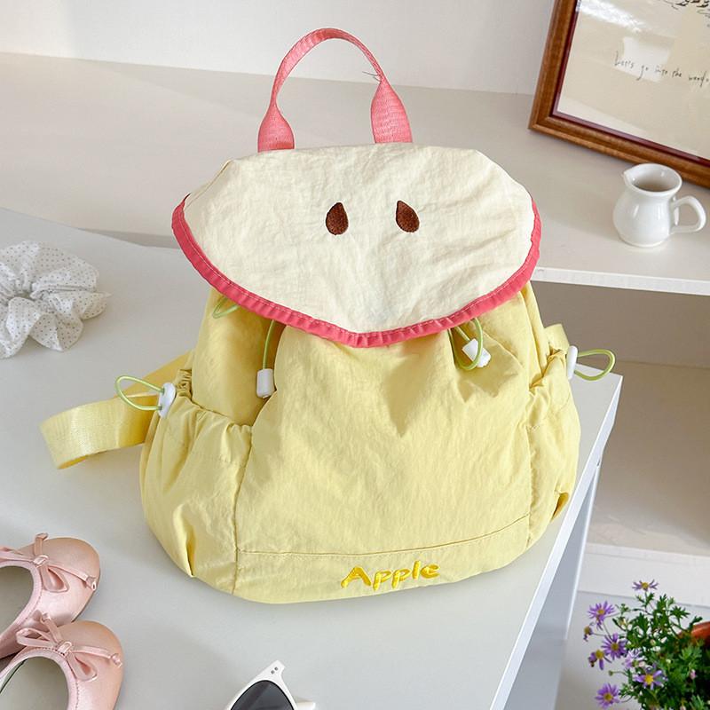 Candy Colored Watermelon Pear Peach Patterned Children Backpack Nylon