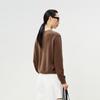 LESS 2025 Spring Round Neck Cashmere Pullover Sweater