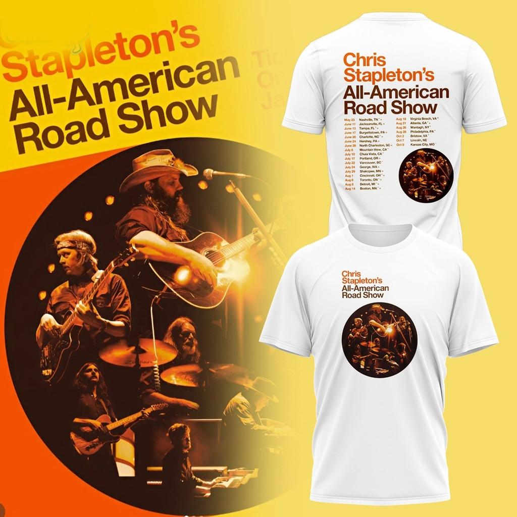 HOT Chris Stapleton’s – All-American Road Show 2026 Tshirt