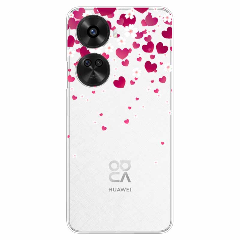 Чехол для Huawei Nova 12 SE, чехол для телефона в стиле Soft Girl, противоударный чехол для Huawei Nova 12SE, BNE-LX1, прозрачный силикон TPU