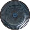 Marusankondo Mino Ware Pinwheel 235 Plate Navy Dinner Plate