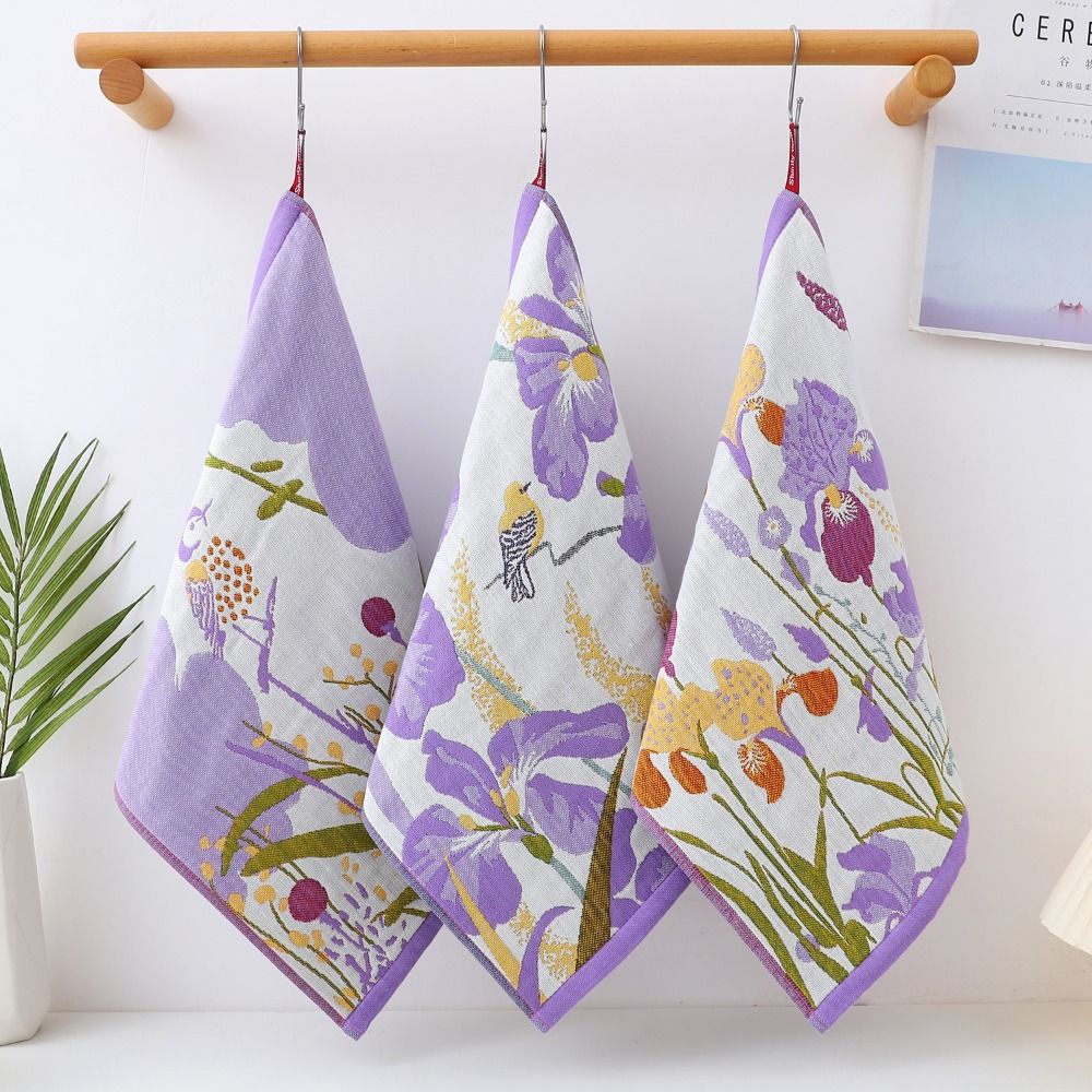 4 Layer Cotton Gauze Large Hand Towel Quick Dry Tea Towel New Kitchen Towel Home Restaurant