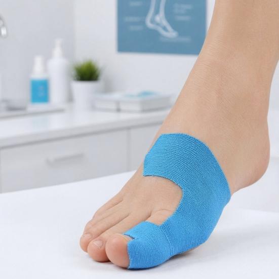 xiaobudian Bunion Corrector Tape, Breathable Hypoallergenic Toe Support Strips, Pre-cut Patch, Self-Adhesive Hallux Valgus for Women Men