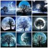 5D Diamond Painting Full Round Square Landscape Moon Diamond Embroidery Tree Pictures Of Rhinestones Mosaic Wall Art