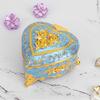 European Retro Luxury Princess Enamel Jewelry Box - Exquisite Metal Necklace Storage Box