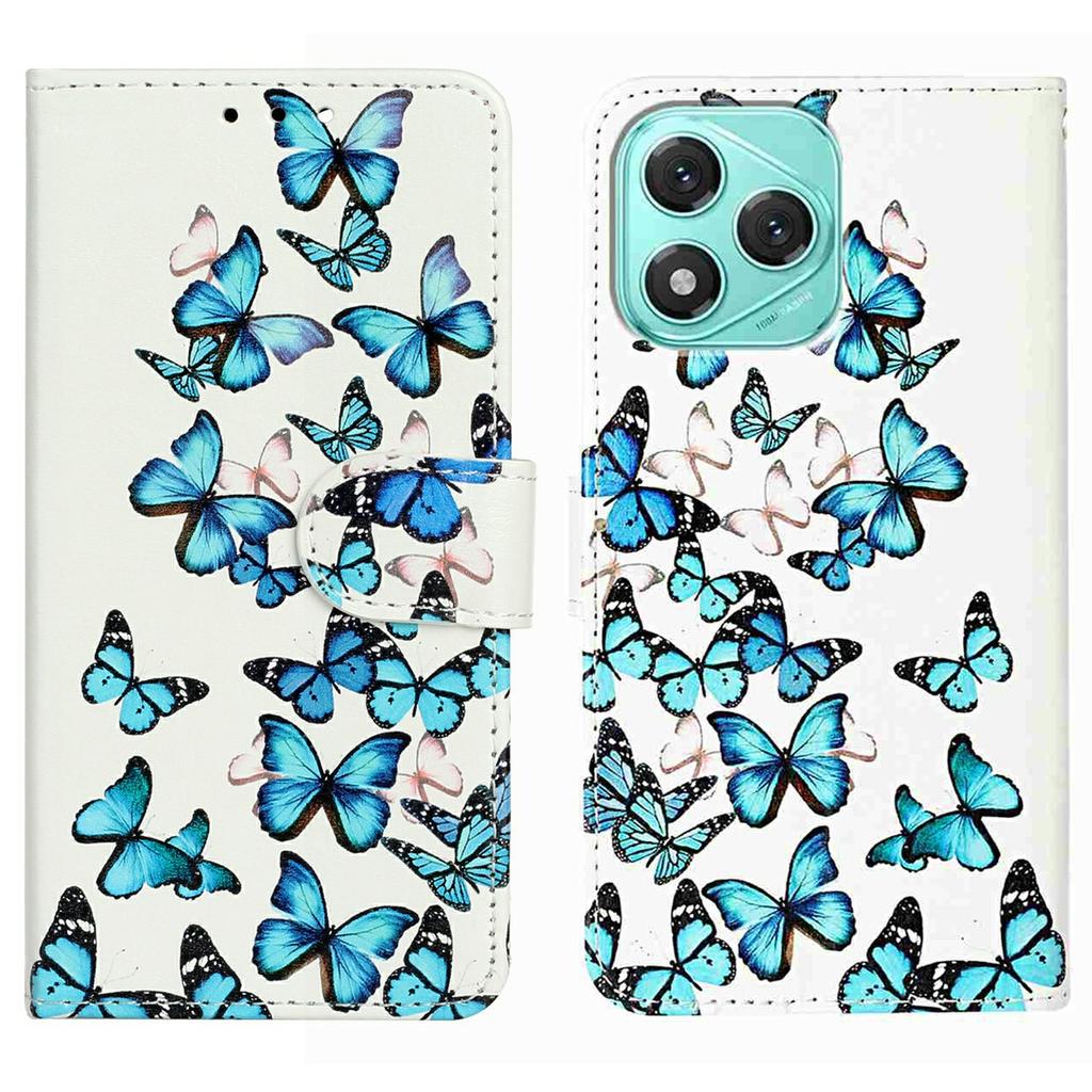 Для Honor 400 Lite 5G Чехол-подставка Мраморный расписной Фолио Флип Кожаный кошелек Чехол для телефона