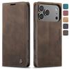 CaseMe Phone Case for iPhone 17 Pro Max Air 16E 16 15 14 Plus 13 12 11 X XS XR SE 2022 8 Flip Leather Kickstand Wallet Card Holder Magnetic Full Cover
