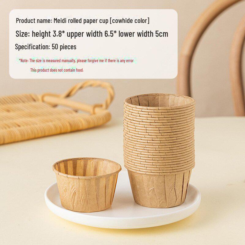 Бумажная форма для кексов с новогодним рисунком — термостойкая, с загнутыми краями для выпечки на год Змеи