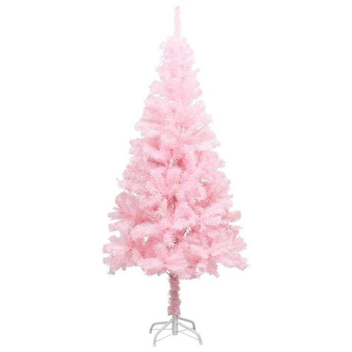 VidaXL Artificial Christmas Tree with Stand Pink 180 Cm PVC