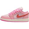 Кроссовки Air 1 Low SE GS Pink Bloom для детей Жемчужно-розовый Гипер-оранжевый Розовое свечение II1247-600