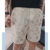 Новый летний тренд 2024 Свободная повседневная спортивная верхняя одежда Ледяной шелк Быстросохнущие Свободная талия Принтованные Пятиточечные пляжные шорты для мужчин