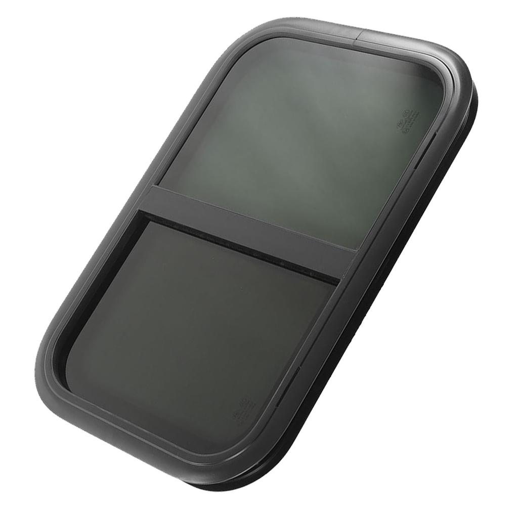 RV Push Pull Window with Insect Net Horizontal Round Corner Waterproof Window for Caravan Camper Trailer For 26‑31mm